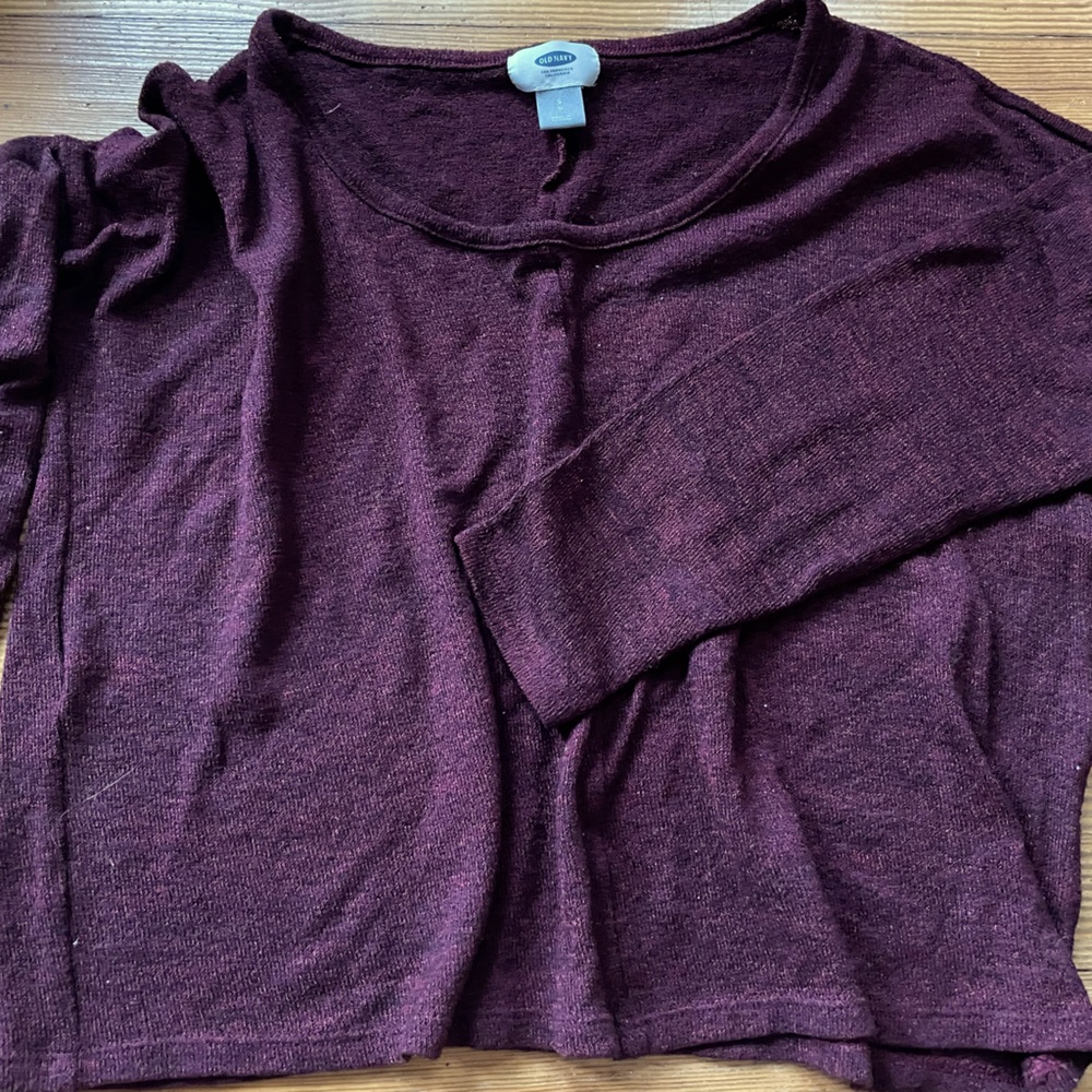 Old Navy Burgundy Sweater Small